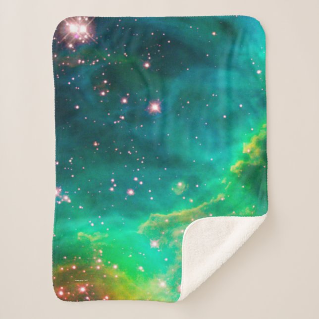 Tarantula Nebula Star Cluster Galaxy Image Sherpa Blanket (Front)
