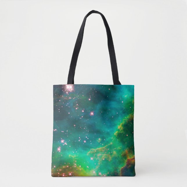 Tarantula Nebula Star Cluster Galaxy Image Tote Bag (Front)