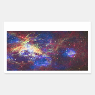 Tarantula Nebula Star Forming Gas Cloud Sculpture Rectangular Sticker