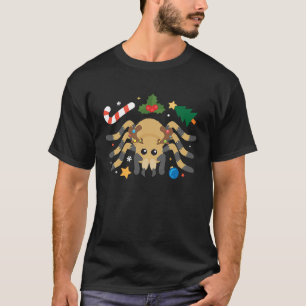 Tarantula Reindeer Funny Cute Spider Owner Christm T-Shirt