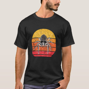 Tarantula Retro Vintage Sunset Spider Web Arachnid T-Shirt