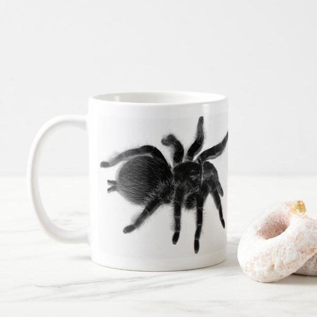 Tarantula Spider Photo Print Classic Coffee Mug (With Donut)