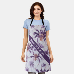 Tarantula Watercolor Colourful Personalised Patter Apron