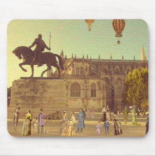 Tarde de Maio em Batalha (Portugal) Mouse Pad