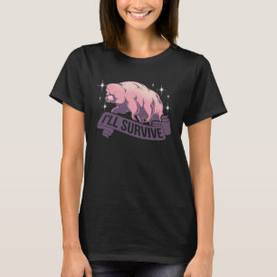 Tardigrade Beard Animal Water Bear Science Biologi T-Shirt