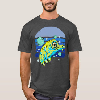 Tardigrade Blue Retro T-Shirt