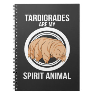 Tardigrade Gift Microbiology Water Bear Biologist Notebook