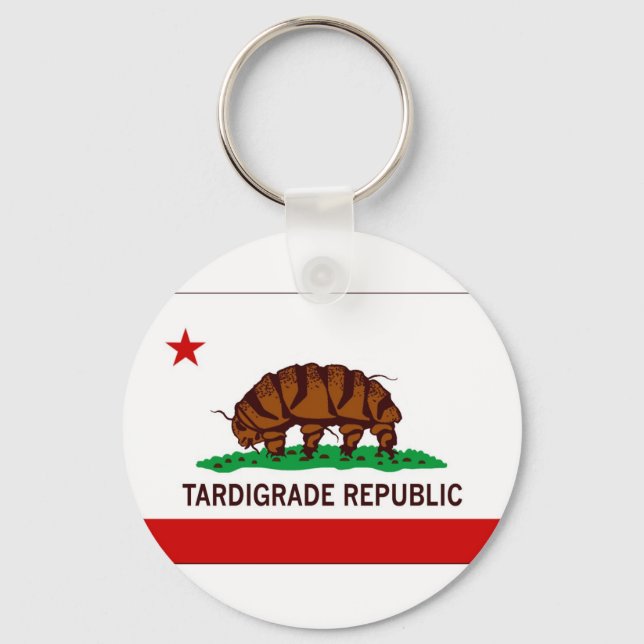 Tardigrade Republic Flag Key Ring (Front)