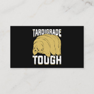 Tardigrade Tough Water Bear Design for a Microbiol Business Card