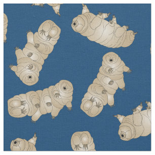 Tardigrade Water Bear Moss Pig Fabric