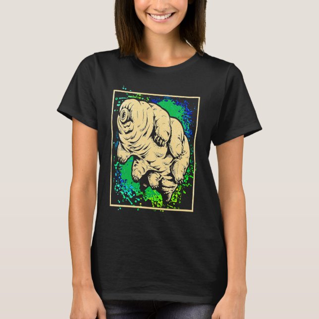 Tardigrade Water Bear Moss Piglet Micro Animal Col T-Shirt (Front)