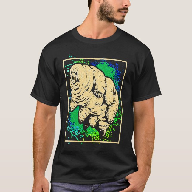 Tardigrade Water Bear Moss Piglet Micro Animal Col T-Shirt (Front)