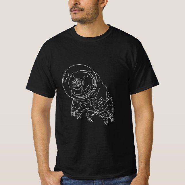 Tardigrade white t-shirt for men (Front)
