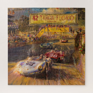 Targa Florio Italian Races Jigsaw Puzzle
