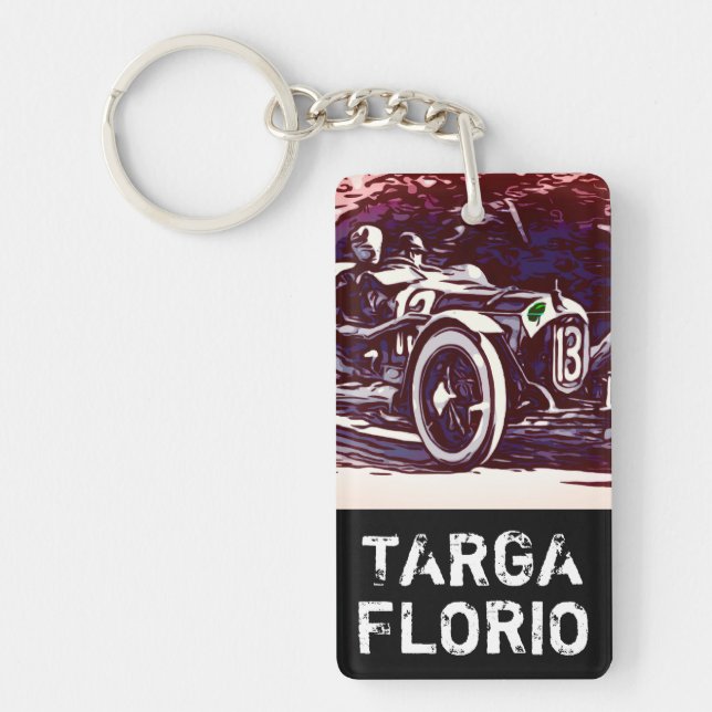 TARGA FLORIO RACE KEY RING (Front)