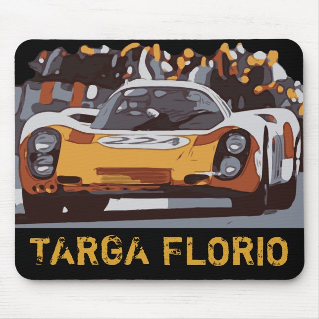 TARGA FLORIO RACE MOUSE PAD (Front)