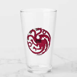 Targaryen Sigil - Fire & Blood Glass