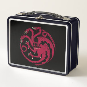 Targaryen Sigil - Fire & Blood Metal Lunch Box