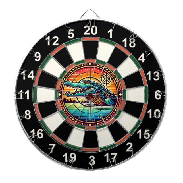 Target Art: Crocodile Lake Focus Dartboard (Front)