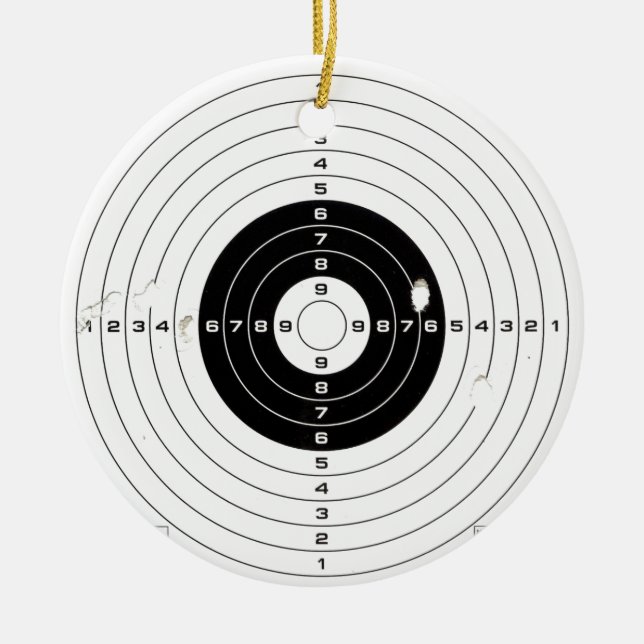 Target Ceramic Tree Decoration (Front)