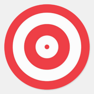 Target Classic Round Sticker