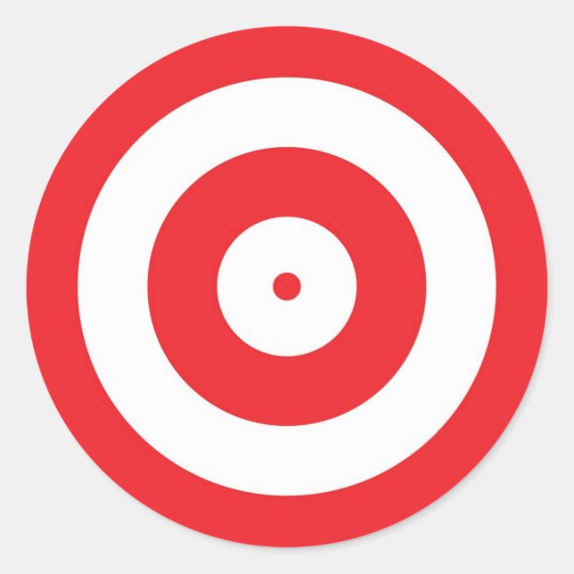 Target Classic Round Sticker (Front)