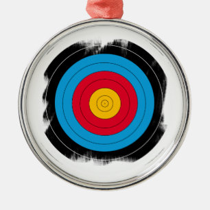 Target Face Metal Tree Decoration