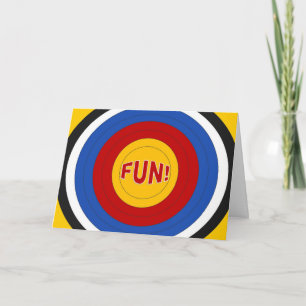 Target Fun at Summer Camp! Card
