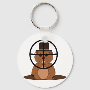 Target: groundhog key ring