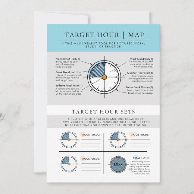 Target Hour Focus Set Card (Front)