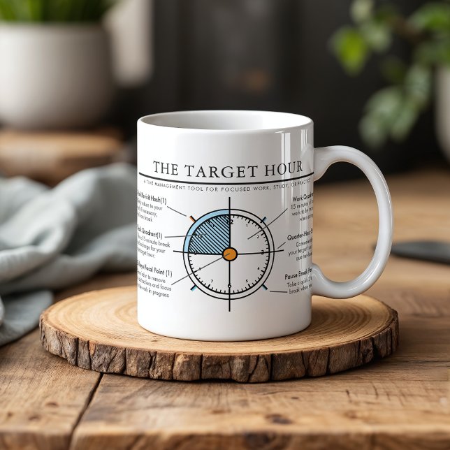 Target Hour Focus Tool | Work | Study | Practice  Mug (Creator Uploaded)