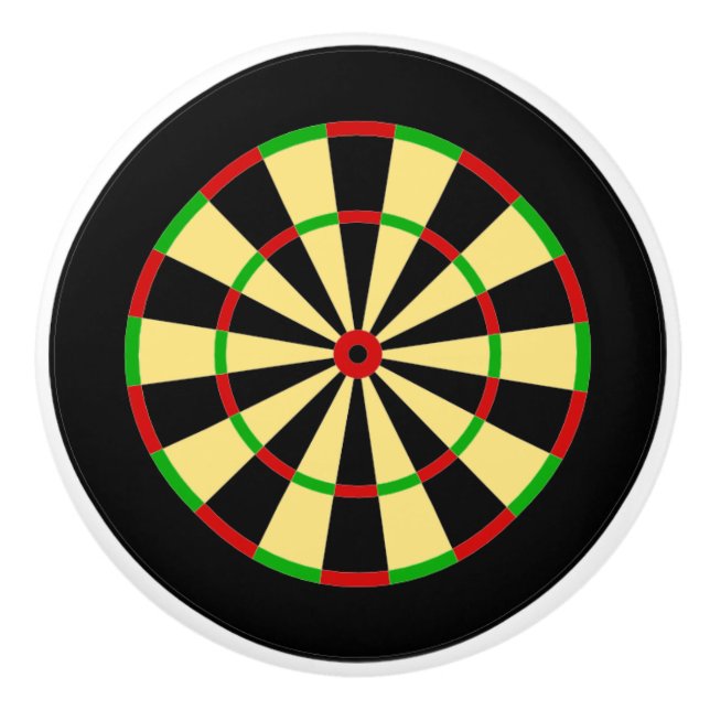 Target Practice Board Ceramic Knob (Front)