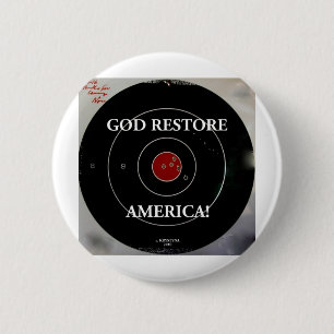 TARGET PRACTICE PHRASES 3 6 CM ROUND BADGE