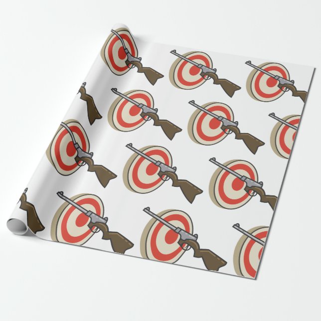 Target Shoot Wrapping Paper (Unrolled)