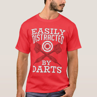 Target Sports Easily Distracted By Darts Bullseye T-Shirt