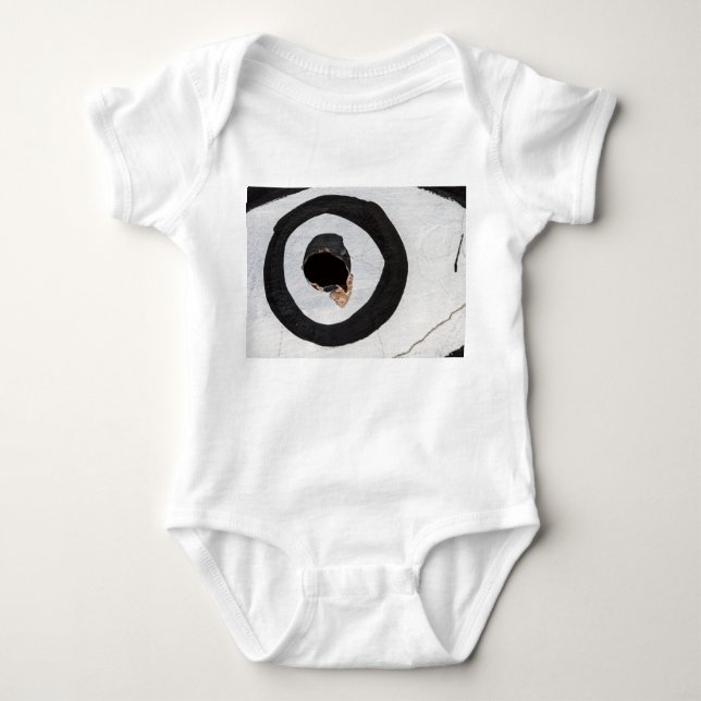 target tears up baby bodysuit (Front)
