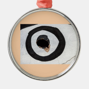 target tears up ceramic ornament
