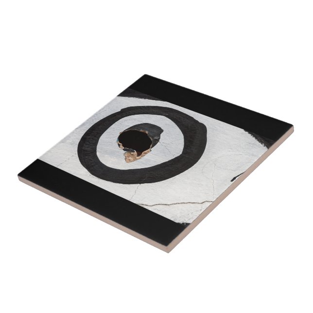 target tears up ceramic tile (Side)