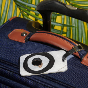 target tears up luggage tag