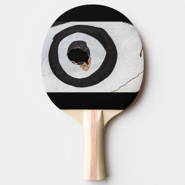 target tears up ping pong paddle (Front)