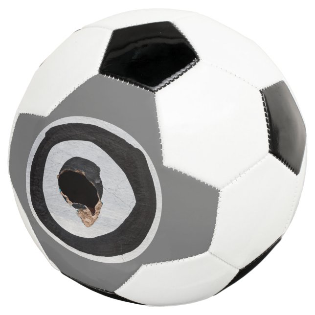 target tears up soccer ball (Three Quarter)