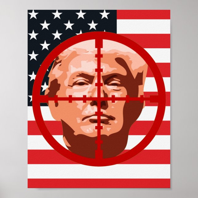 Target Trump Impeachment Party Poster (Front)