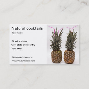 Targeta for cocteleria business card