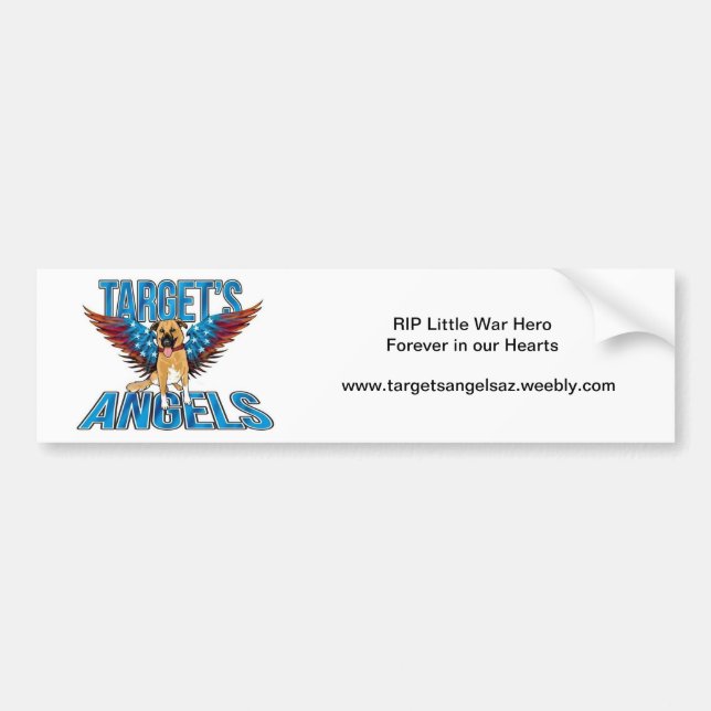 Target's Angels Bumper Sticker (Front)