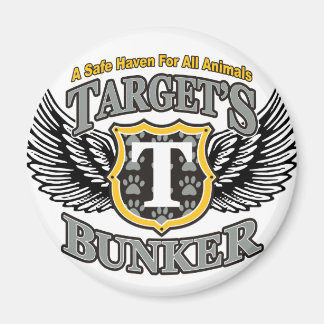 Target's_Bunker_Black_Logo Magnet