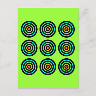 Targets Nine Squared Postcard