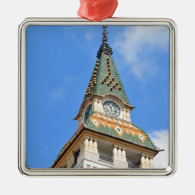 Targu-Mures, Romania Metal Tree Decoration (Front)