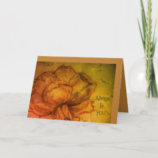 *'T'arici Rose' design, Thank You Holiday Card