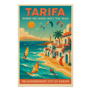 Tarifa, Spain: The Southern Edge of Europe Poster