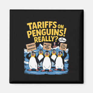 Tariff Penguins Flippers Up Heard Island Funny Res Magnet